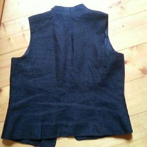 Talbots Jackets & Coats - Irish linen black vest. Talbots Jackets & Coats - Irish linen black vest.